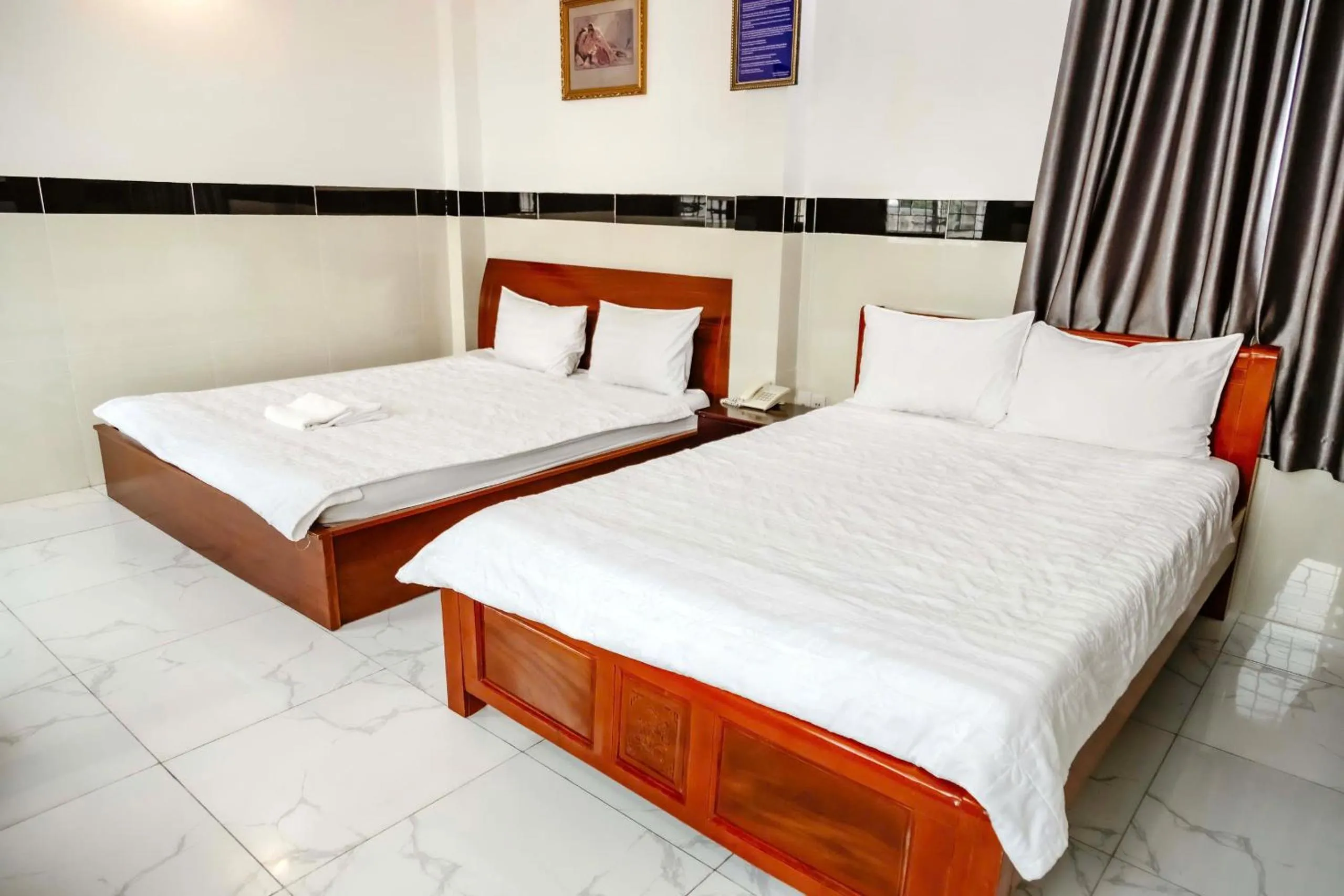 Bed in THANH NGỌC HOTEL