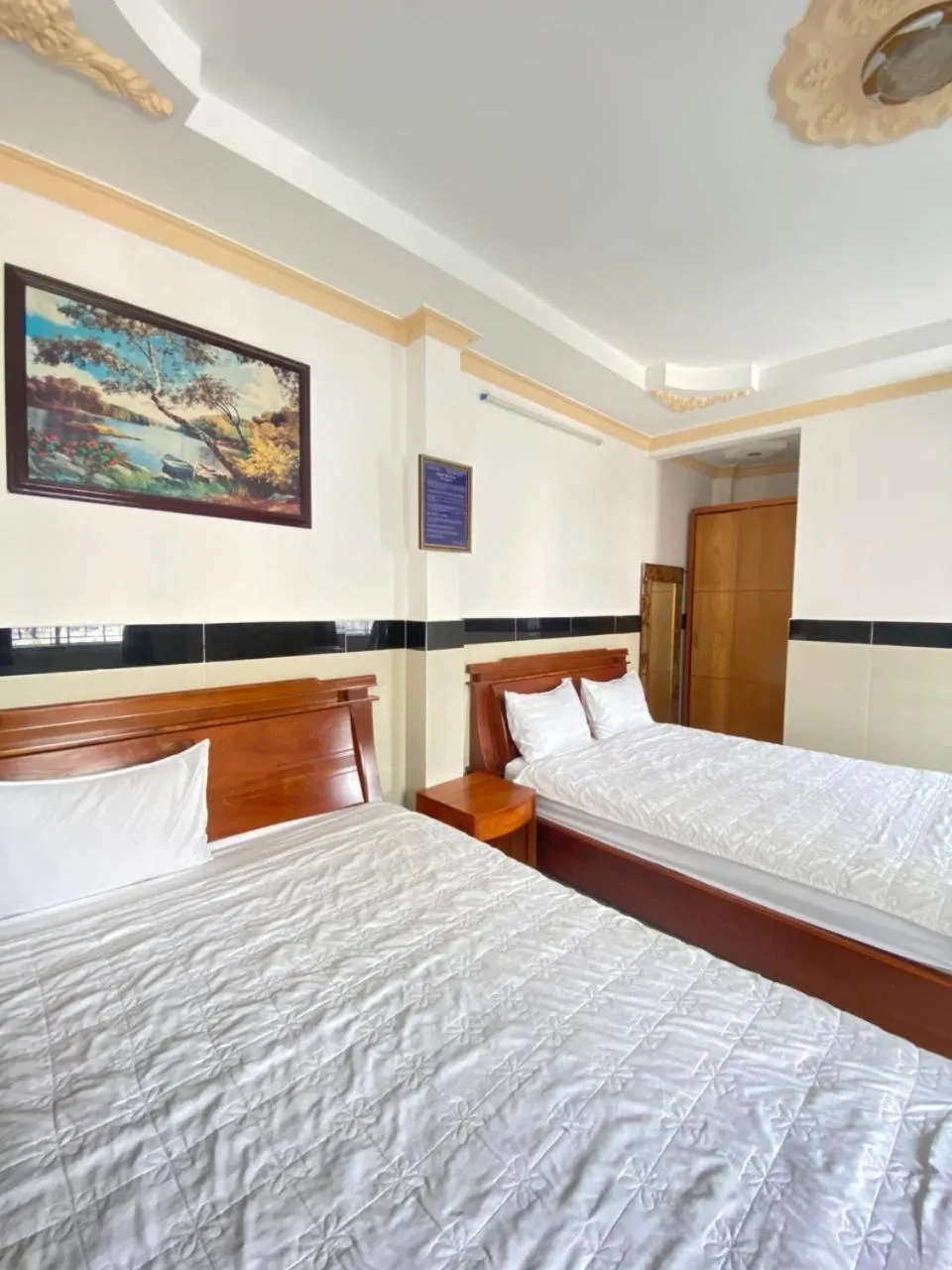 Bed in THANH NGỌC HOTEL
