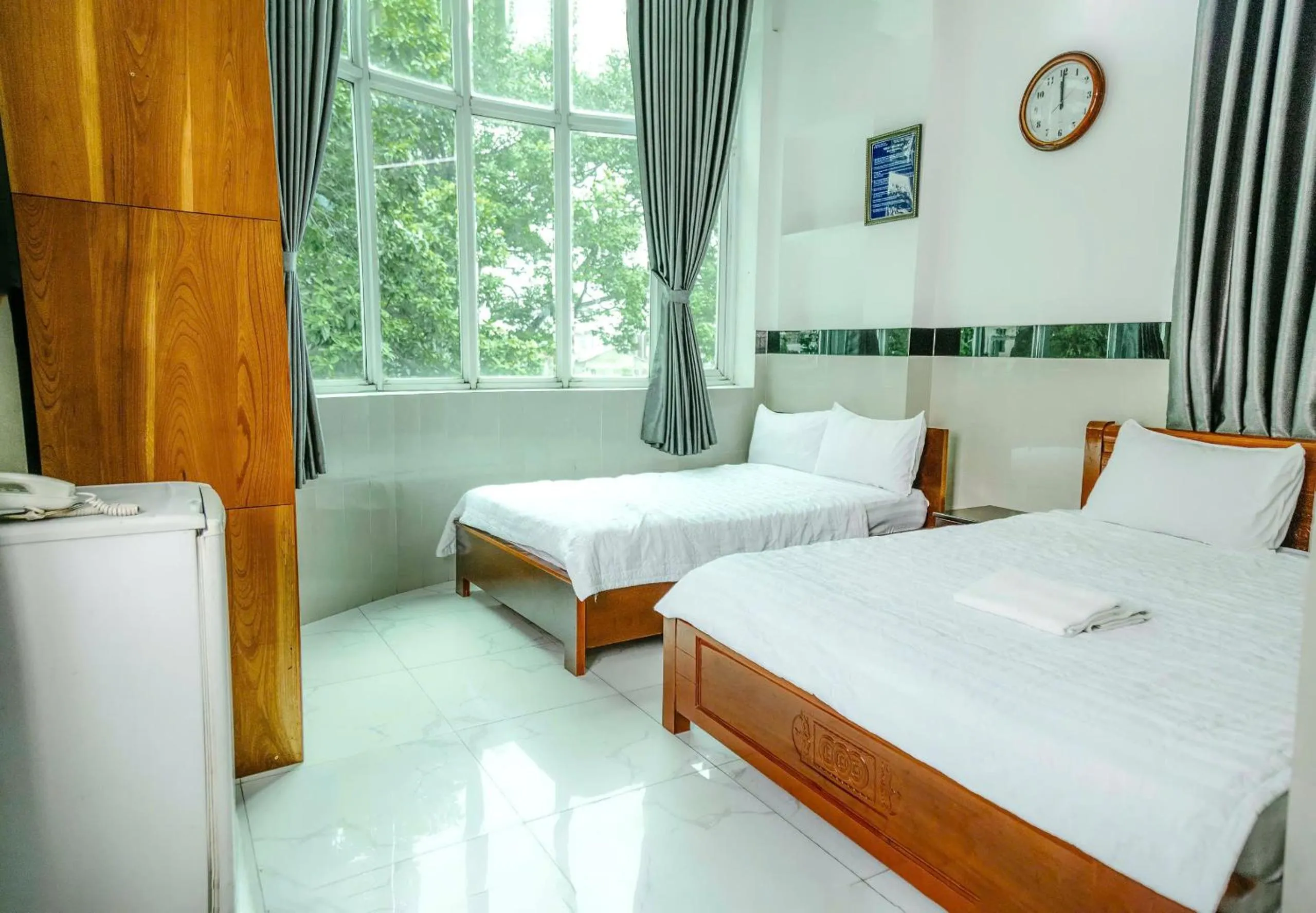 Bed in THANH NGỌC HOTEL
