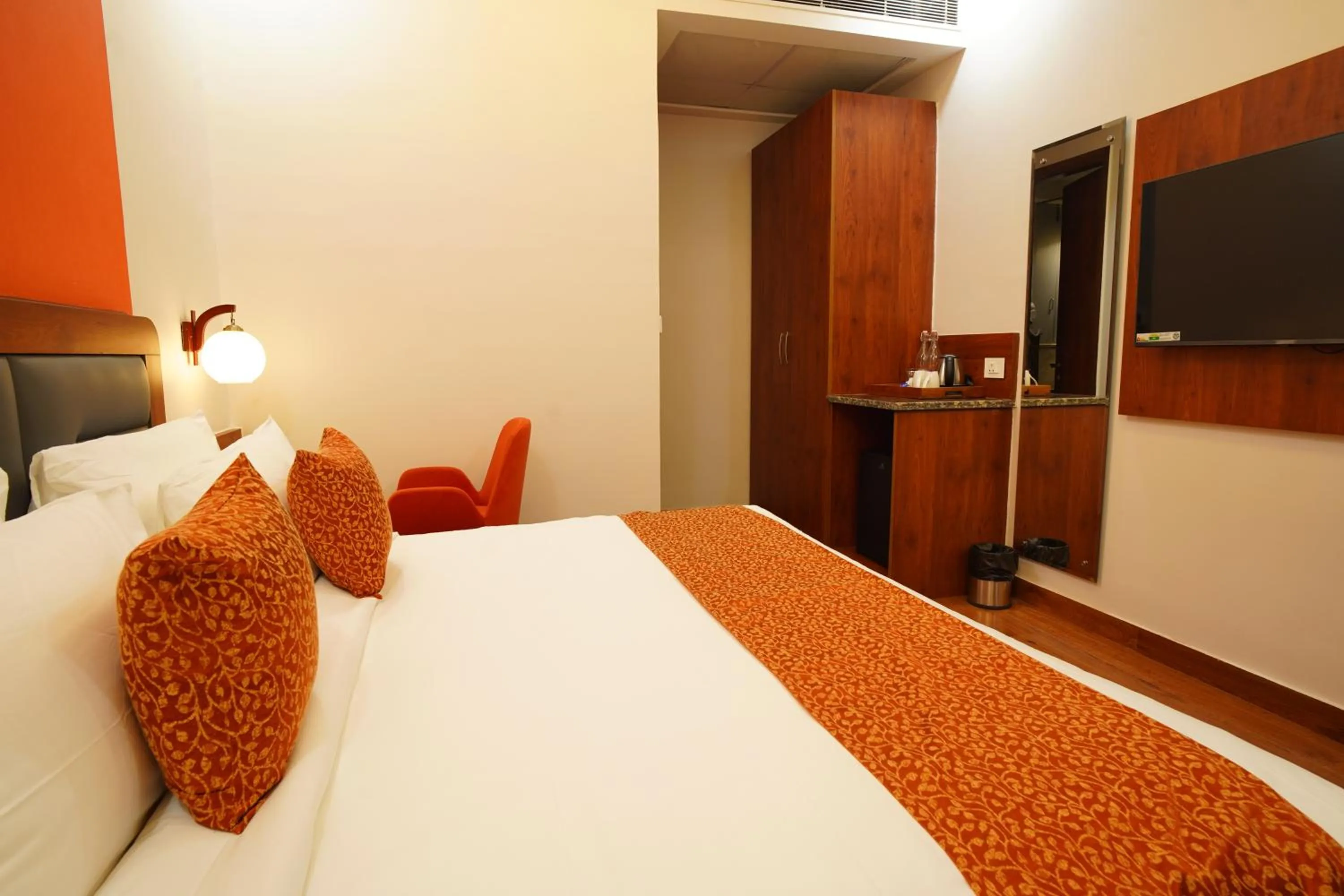 Bedroom, Bed in IRA By Orchid Noida