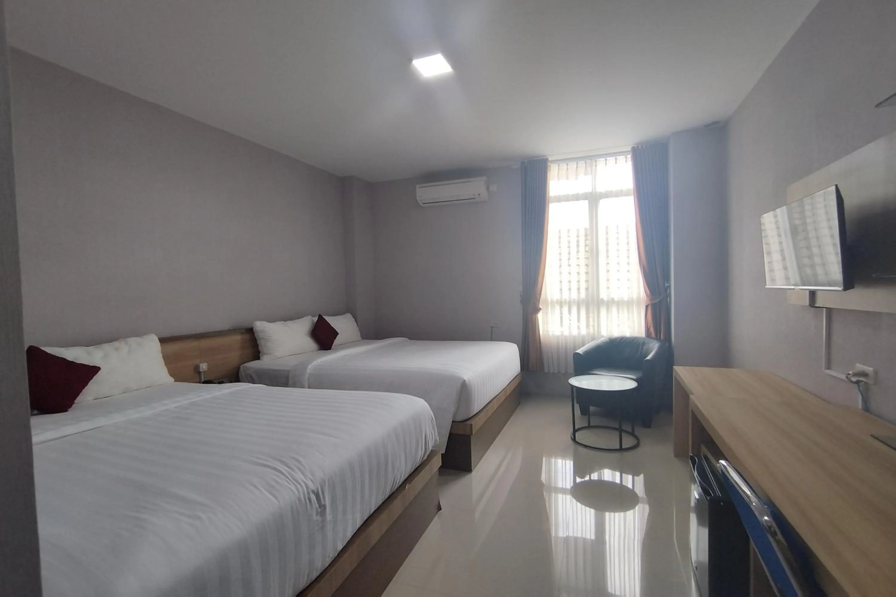 Bed in Great Cokro Edotel Lampung