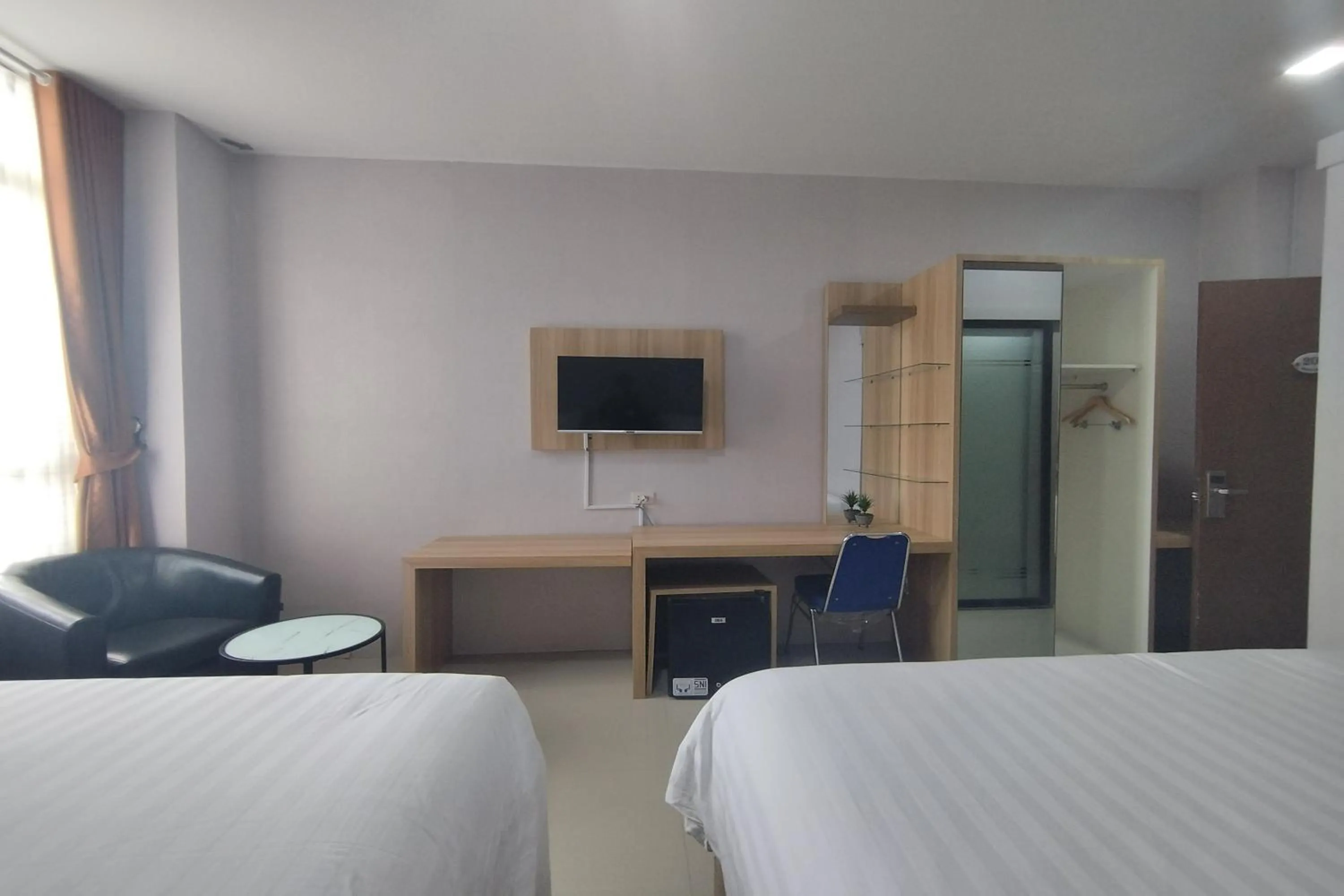 Bed in Great Cokro Edotel Lampung