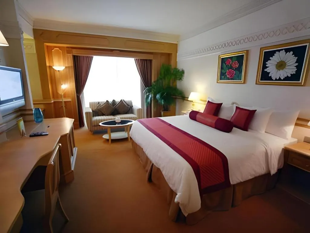 Bed in The Rizqun International Hotel