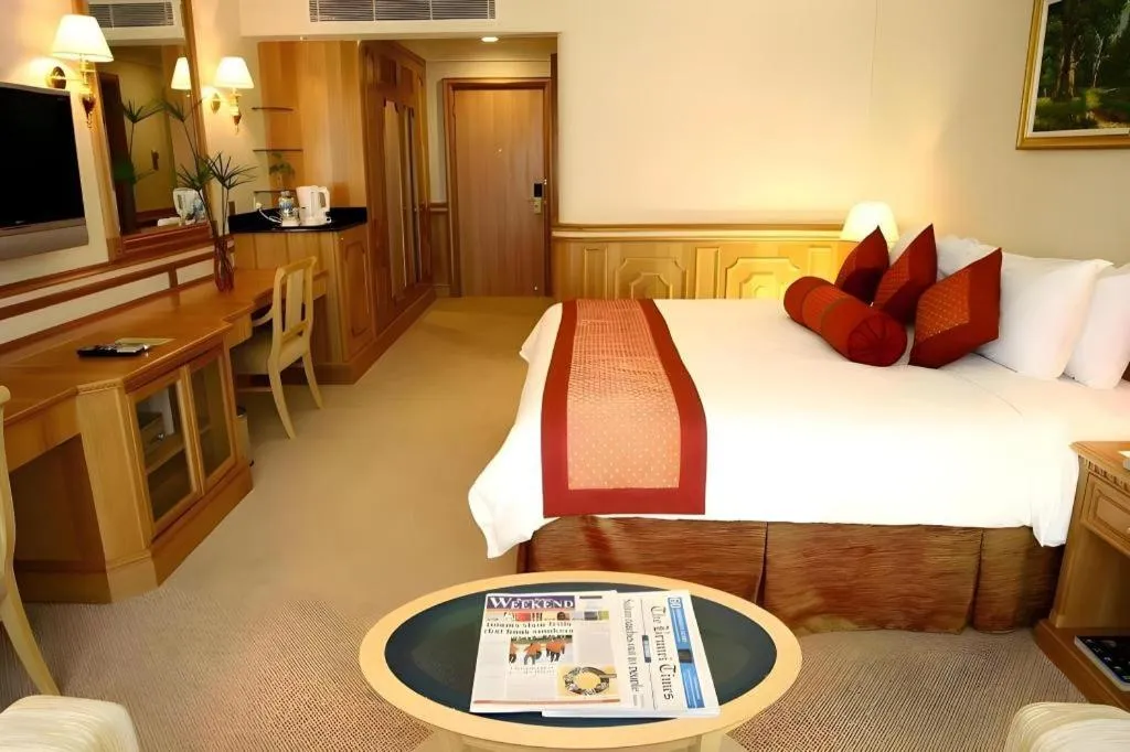 Bed in The Rizqun International Hotel