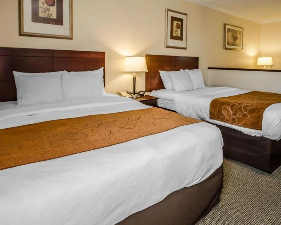 Bed in Quality Suites Jeffersonville - Louisville North