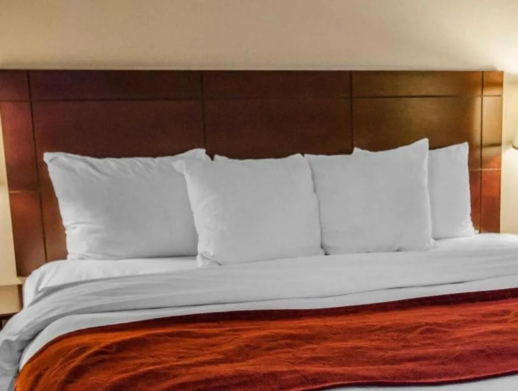 Bed in Quality Suites Jeffersonville - Louisville North