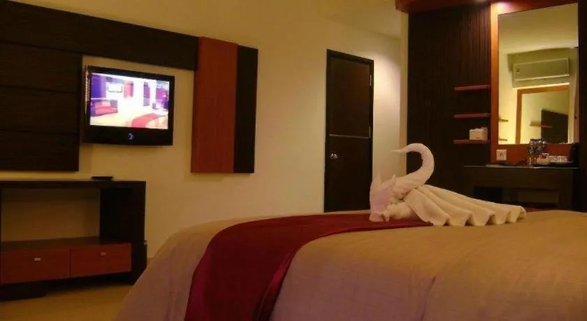 Bed in Travello Hotel Manado