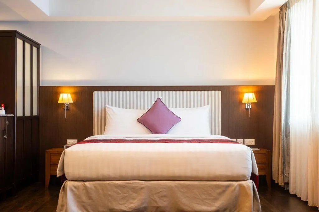 Bed in Plaza Sutera Biru Hotel