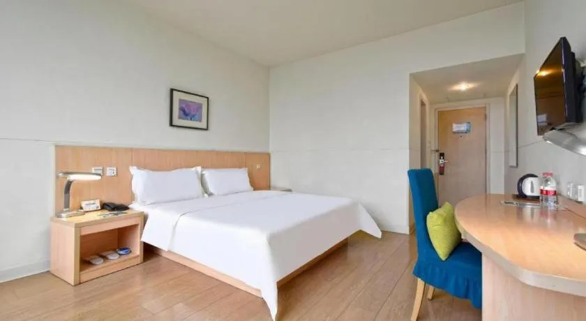 Bed in Jinjiang Inn E'ling Cultural and Creative Second Factory