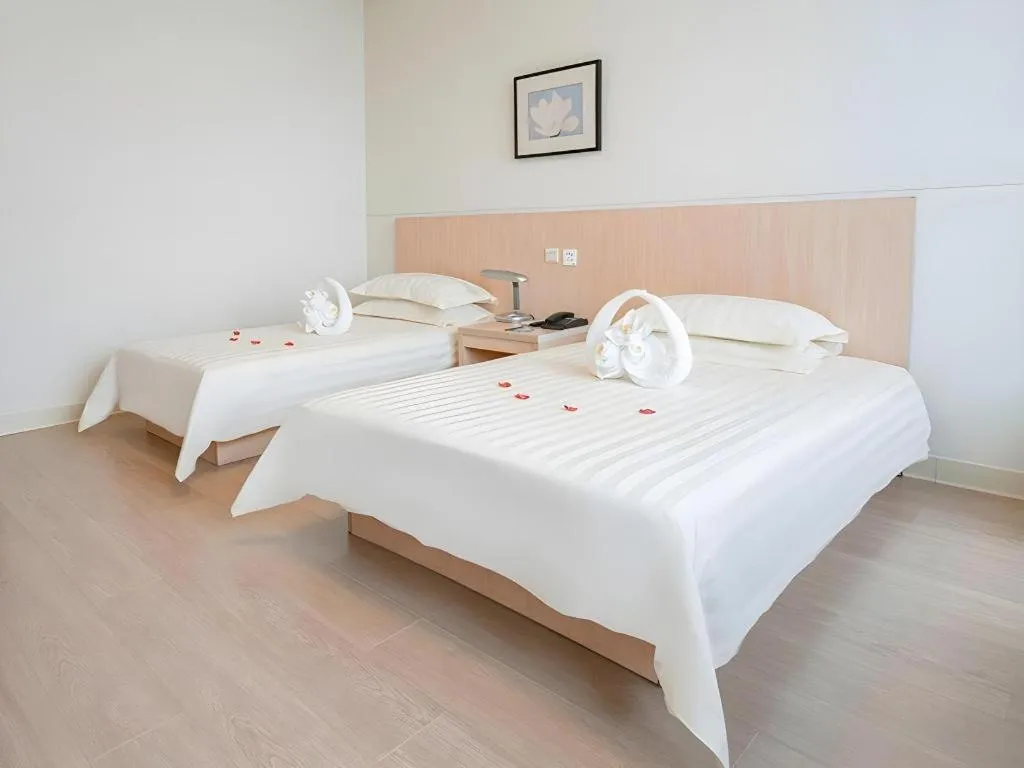 Bed in Jinjiang Inn E'ling Cultural and Creative Second Factory