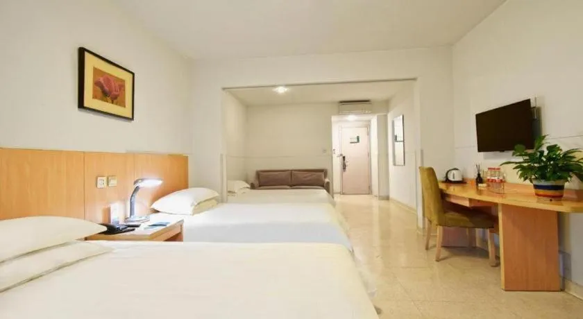 Bed in Jinjiang Inn E'ling Cultural and Creative Second Factory