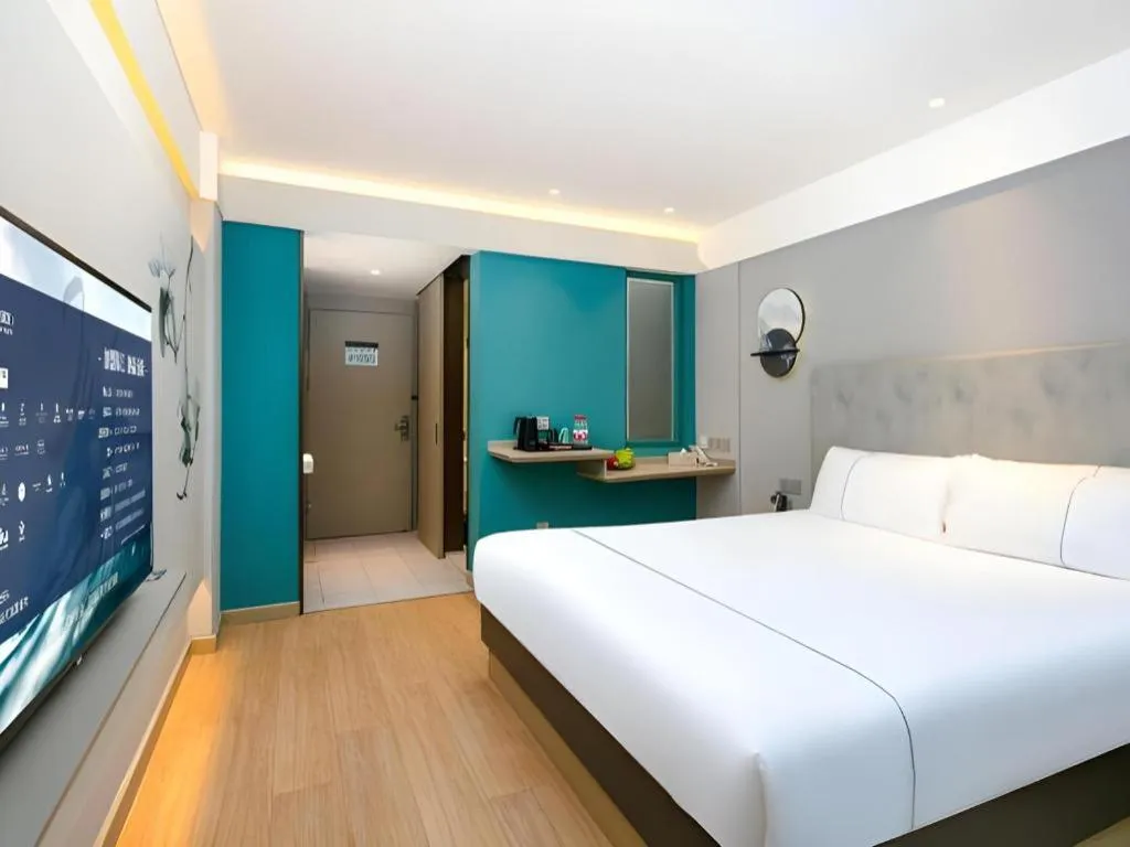 Bed in Magnotel Ningbo Tianyi Plaza Railway Station