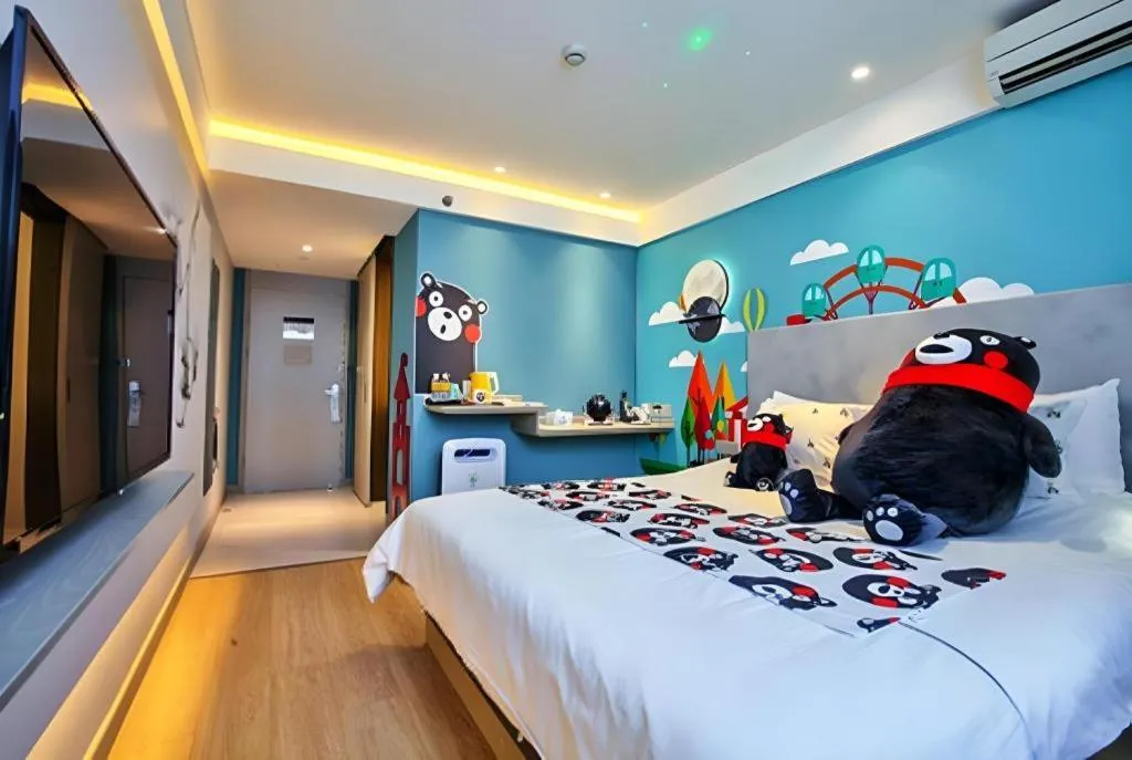 Bed in Magnotel Ningbo Tianyi Plaza Railway Station