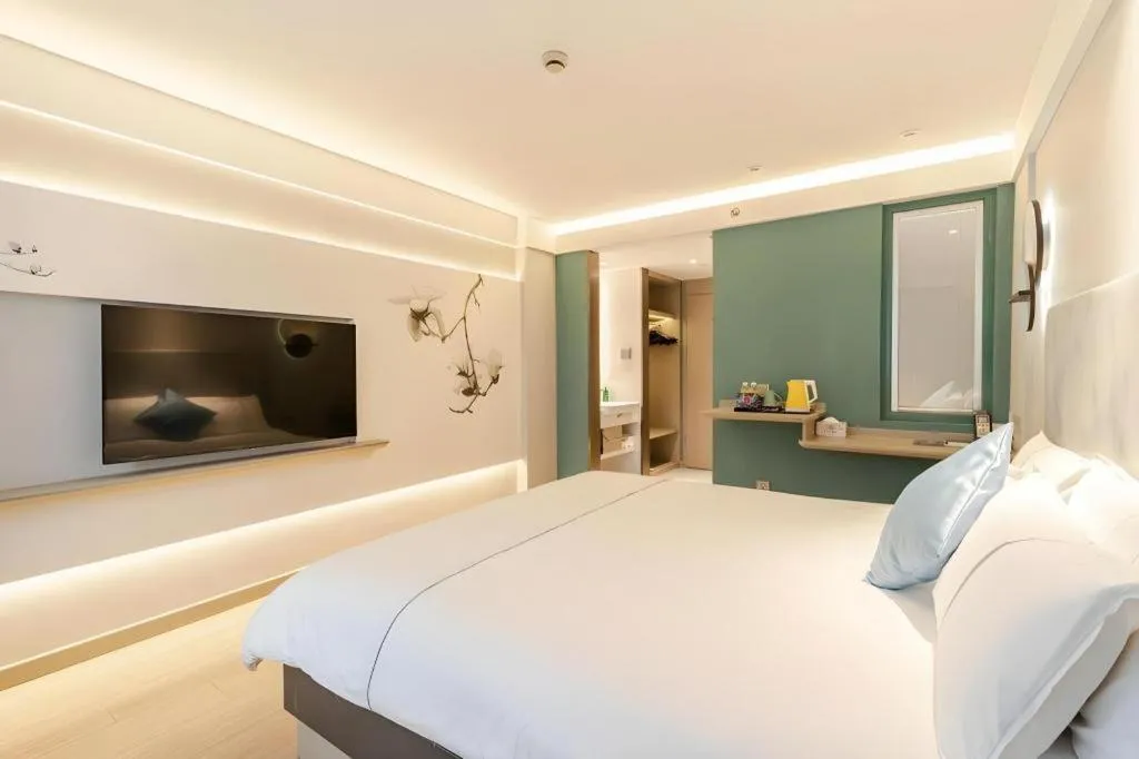 Bed in Magnotel Ningbo Tianyi Plaza Railway Station