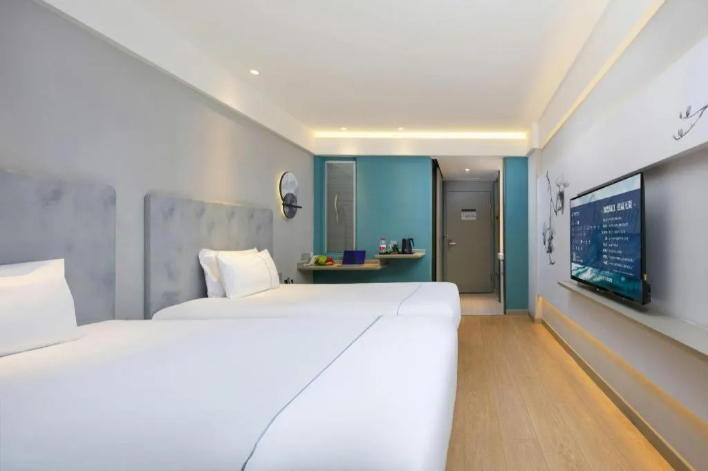 Bed in Magnotel Ningbo Tianyi Plaza Railway Station