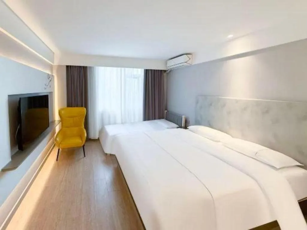 Bed in Magnotel Ningbo Tianyi Plaza Railway Station