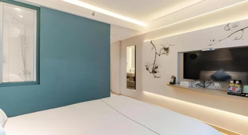 Bed in Magnotel Ningbo Tianyi Plaza Railway Station