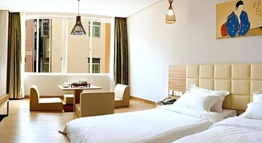 Bed in Orient Sunseed Hotel Airport Branch