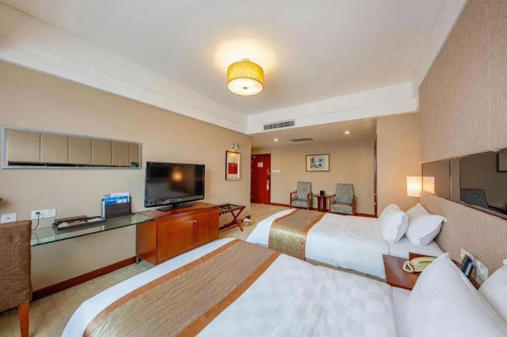 Bed in Jinan Blue Horizon Hotel Shizhong