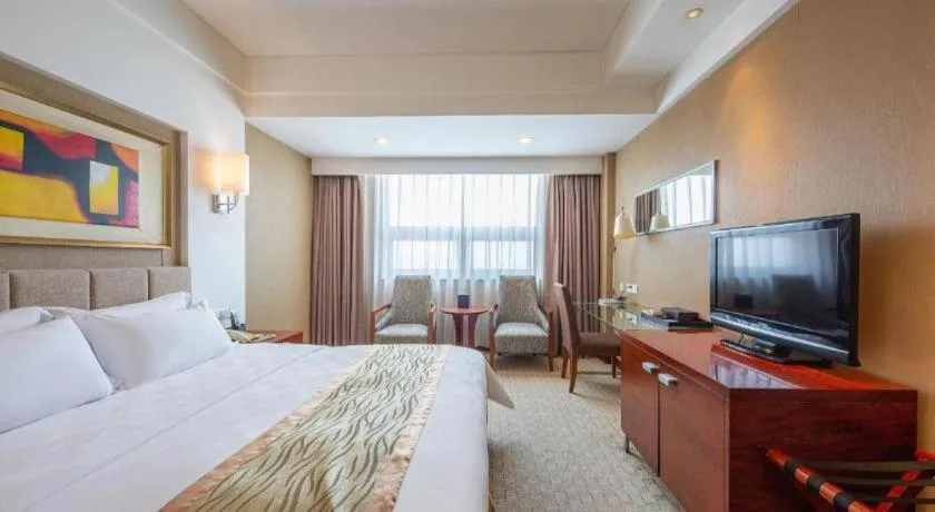 Bed in Jinan Blue Horizon Hotel Shizhong