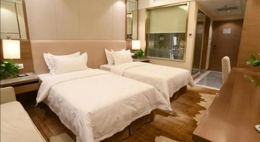 Bed in Jinan Blue Horizon Hotel Shizhong