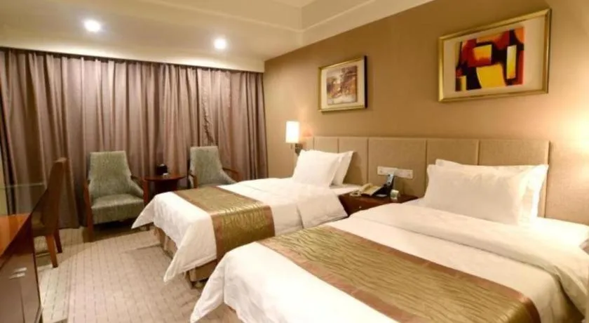 Bed in Jinan Blue Horizon Hotel Shizhong