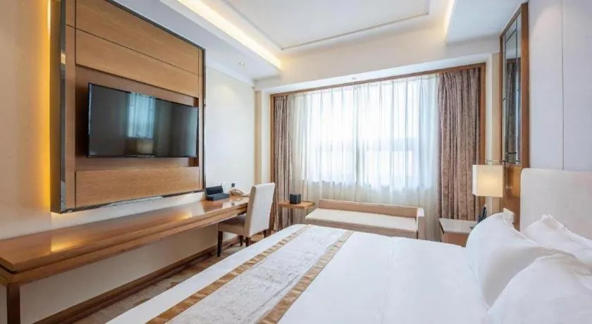 Bed in Jinan Blue Horizon Hotel Shizhong