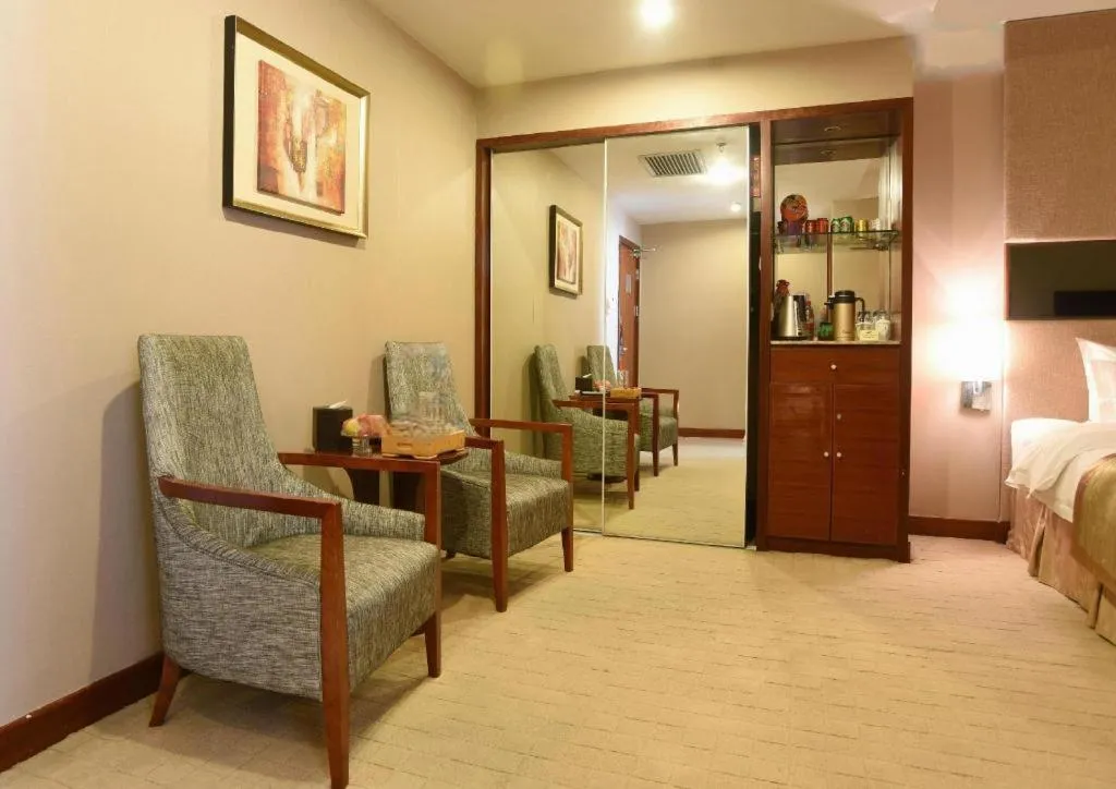 Bed in Jinan Blue Horizon Hotel Shizhong