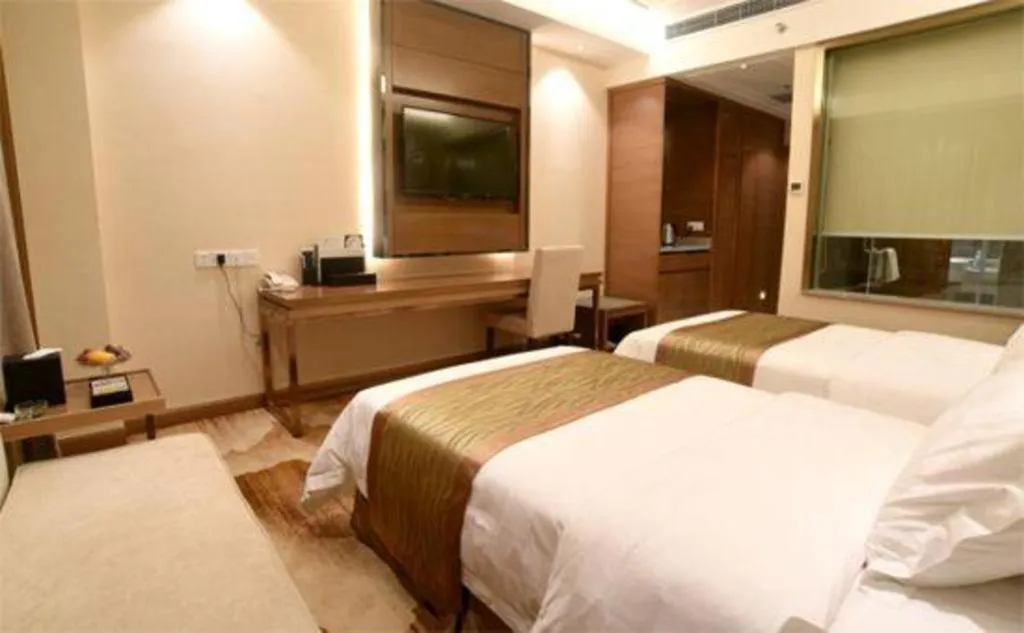Bed in Jinan Blue Horizon Hotel Shizhong