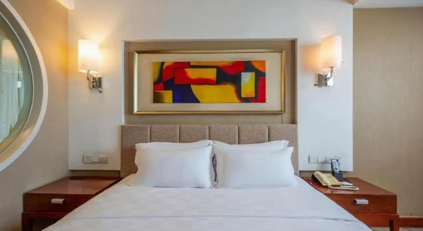 Bed in Jinan Blue Horizon Hotel Shizhong