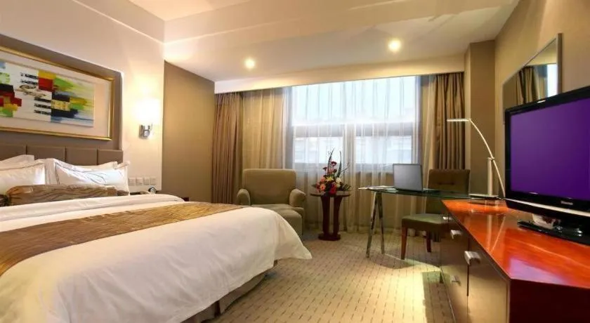 Bed in Jinan Blue Horizon Hotel Shizhong