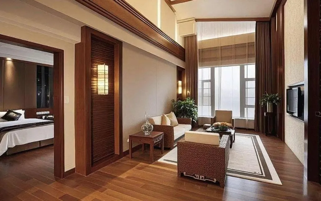 Bed in Jinggangshan ZhongTaiLai International Hotel