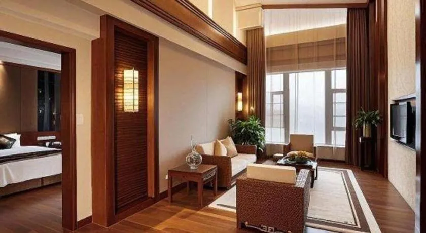 Bed in Jinggangshan ZhongTaiLai International Hotel