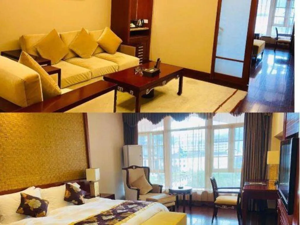 Bed in Jinggangshan ZhongTaiLai International Hotel