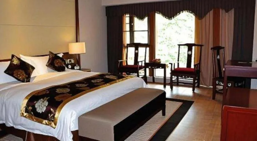 Bed in Jinggangshan ZhongTaiLai International Hotel