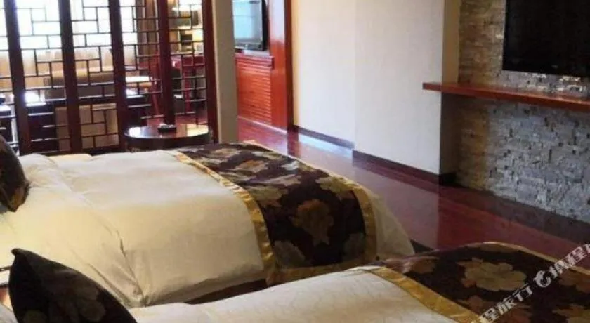 Bed in Jinggangshan ZhongTaiLai International Hotel