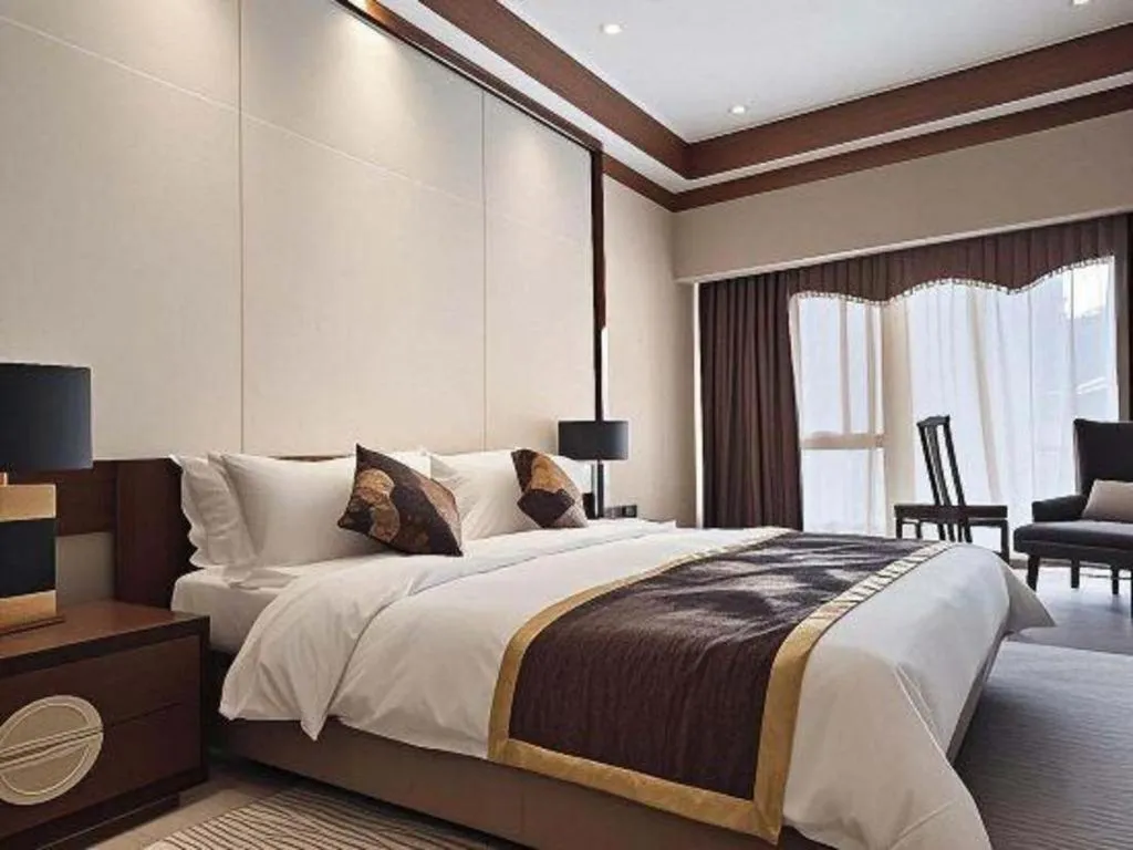 Bed in Jinggangshan ZhongTaiLai International Hotel