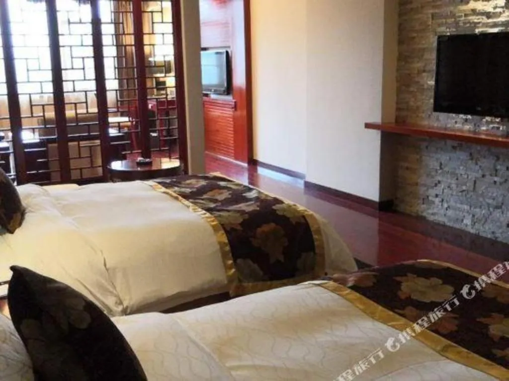 Bed in Jinggangshan ZhongTaiLai International Hotel