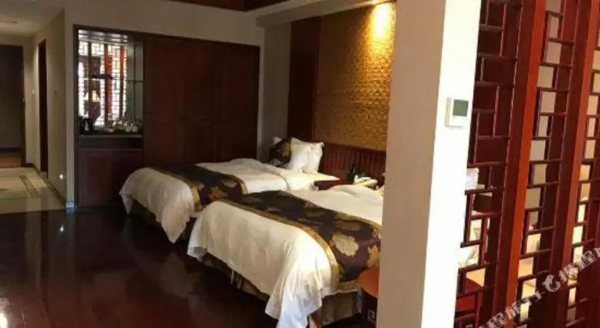 Bed in Jinggangshan ZhongTaiLai International Hotel