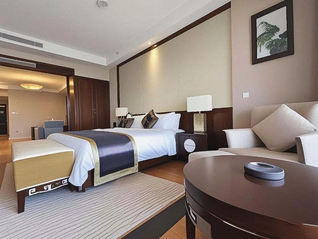 Bed in Jinggangshan ZhongTaiLai International Hotel