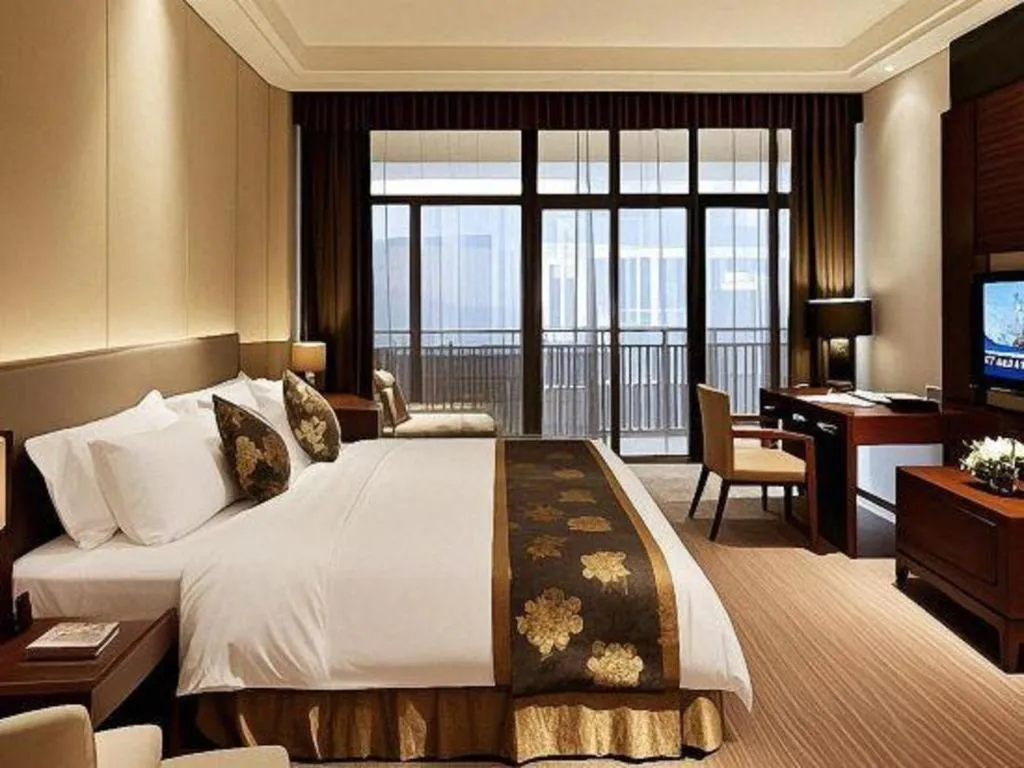 Bed in Jinggangshan ZhongTaiLai International Hotel