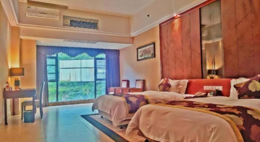 Bed in Jinggangshan ZhongTaiLai International Hotel