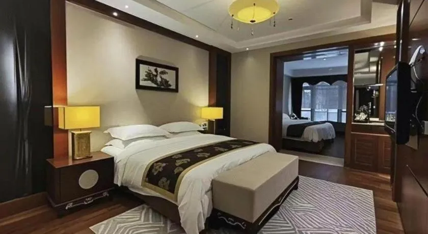 Bed in Jinggangshan ZhongTaiLai International Hotel