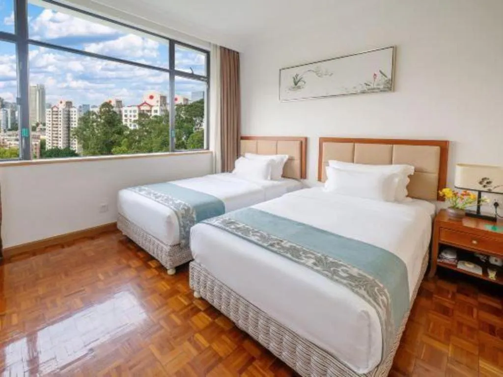 Bed in Nanhai Oil Hotel