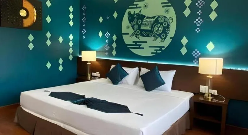 Bed in The Ligor City Hotel