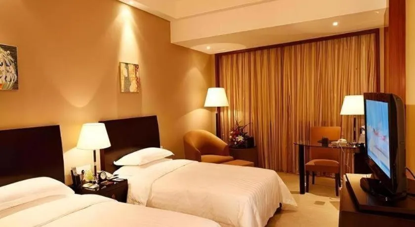 Bed in Jiande Peninsula Kaihao Hotel