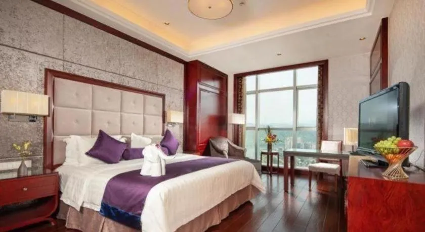 Bed in Jiande Peninsula Kaihao Hotel