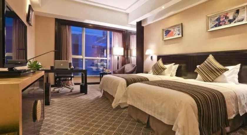 Bed in Jiande Peninsula Kaihao Hotel