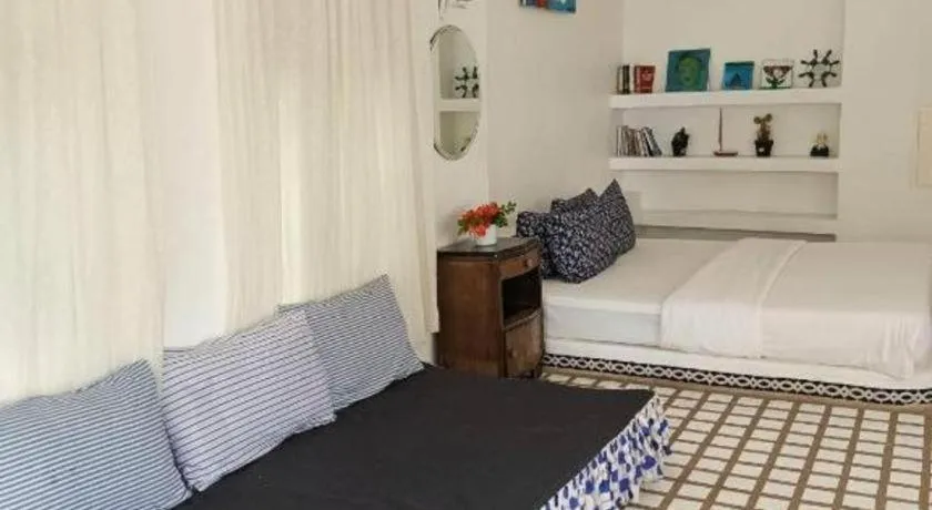 Bed in Brassiere Beach Hotel