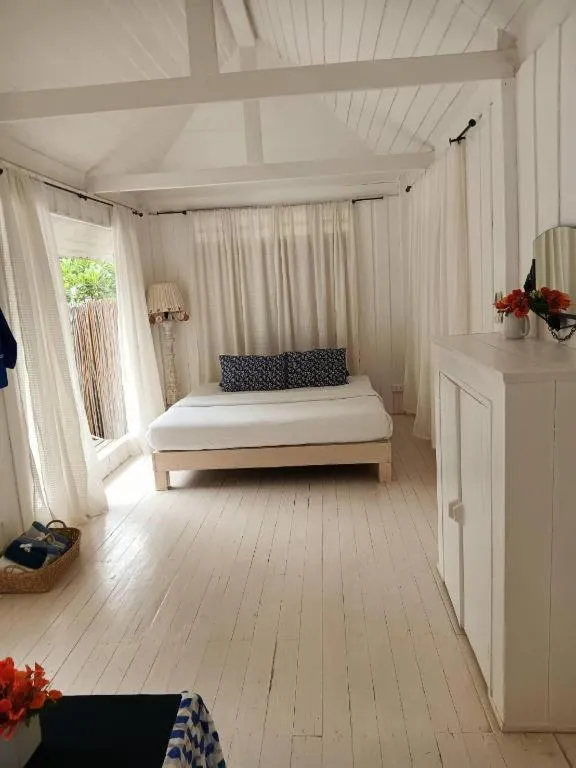 Bed in Brassiere Beach Hotel